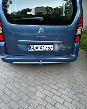 Citroen Berlingo cena 22400 przebieg: 198065, rok produkcji 2013 z Szczecin małe 121